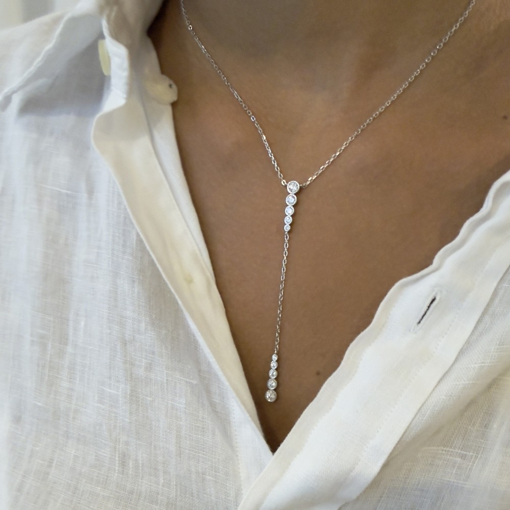 שרשרת מרשימה ויפה. עשויה מכסף אמיתי SILVER 925 . איכותית ועמידה